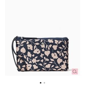 Jae Garden Vine Medium Double Zip Wristlet